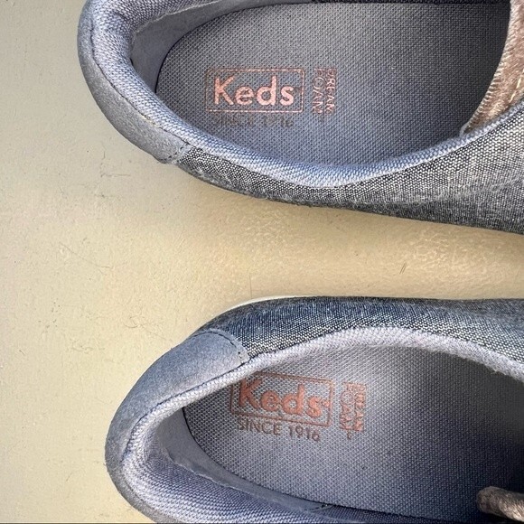 Keds Rise Metro Denim Blue Lace Up Sneaker Shoes Women’s Size 11 Athleisure - Picture 11 of 16